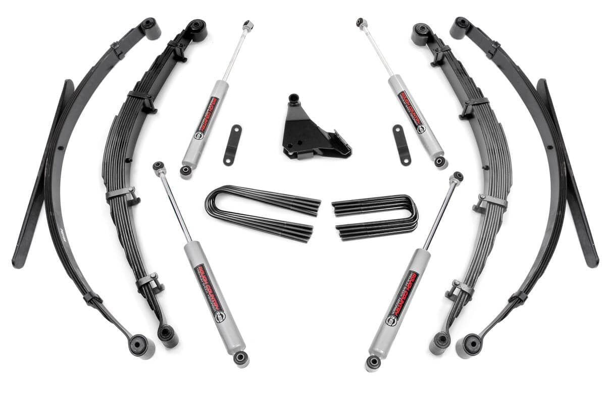 1999-04 Ford SuperDuty 4wd 4 Inch Complete Lift Kit - Rough Country